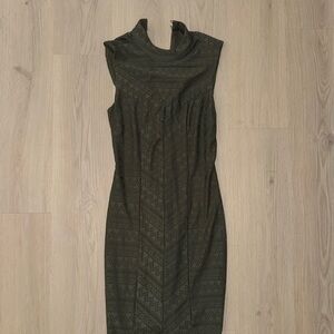 Bebe Olive Green Midi Dress